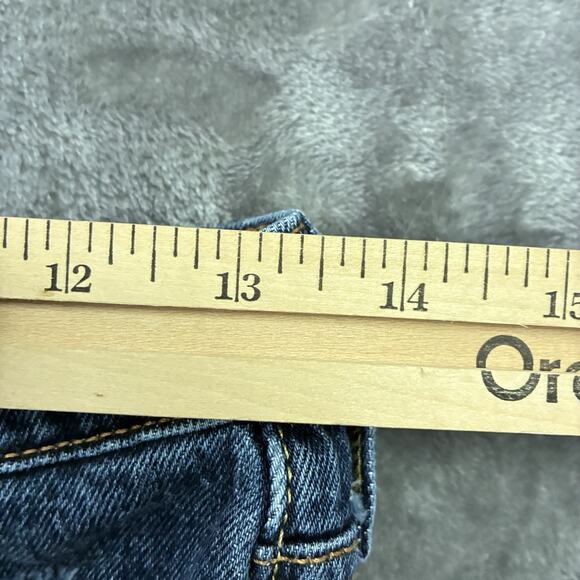 VTG Levis 501 Jean Shorts Women’s Sz.27 Blue Button Fly Cut Off Daisy Duke - Picture 6 of 9